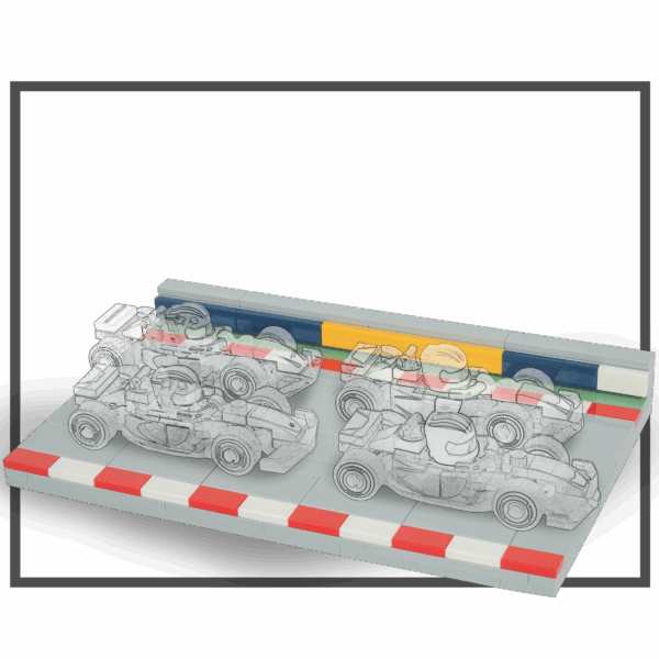 Display Stand for form1 cars (71049)