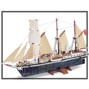 Expansion for big sail ship with three masts (10335)