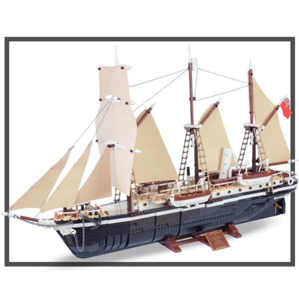 Expansion for big sail ship with three masts (10335)